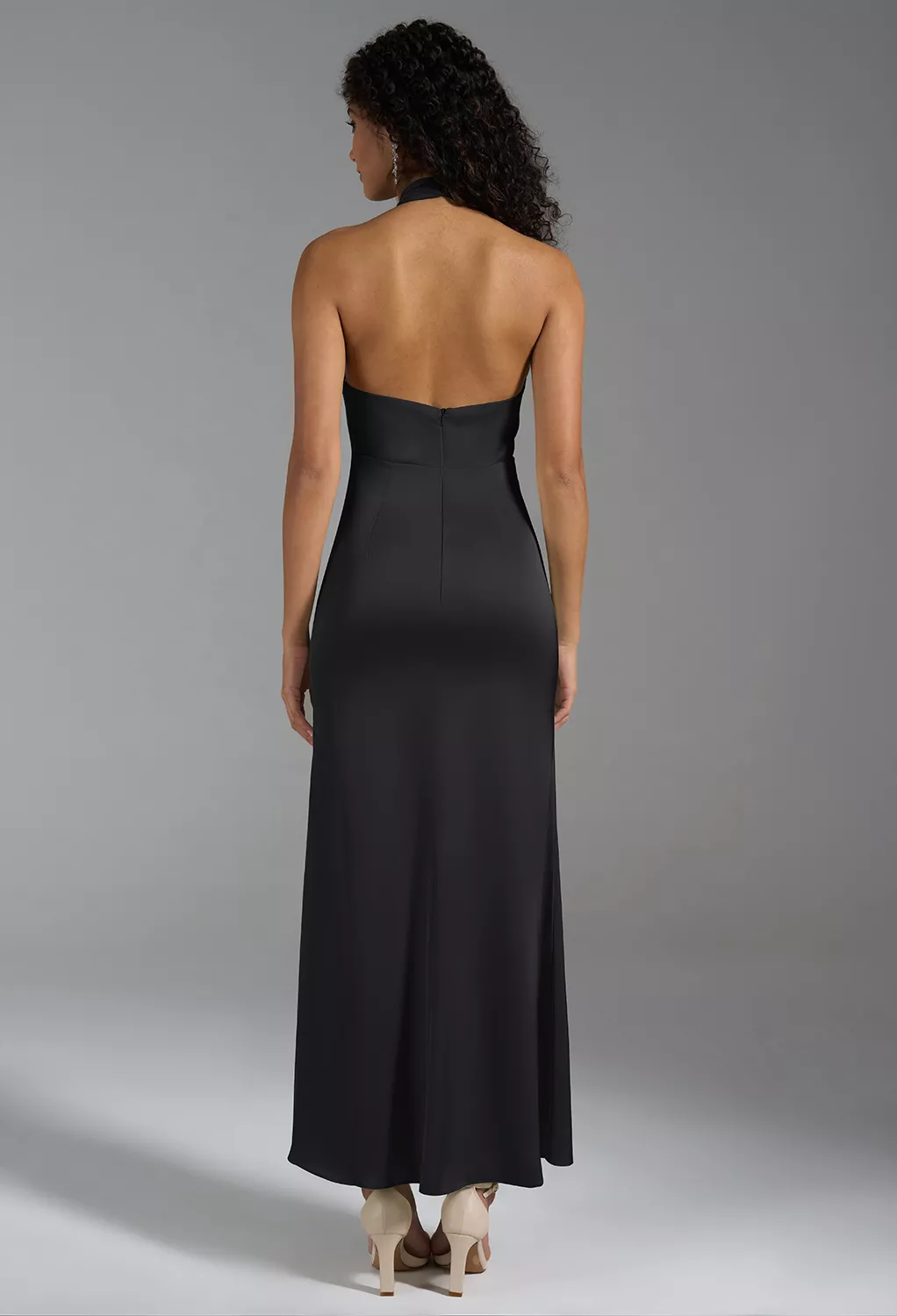 AW Huda Black Metallic  Black Tie Wedding Guest Dresses